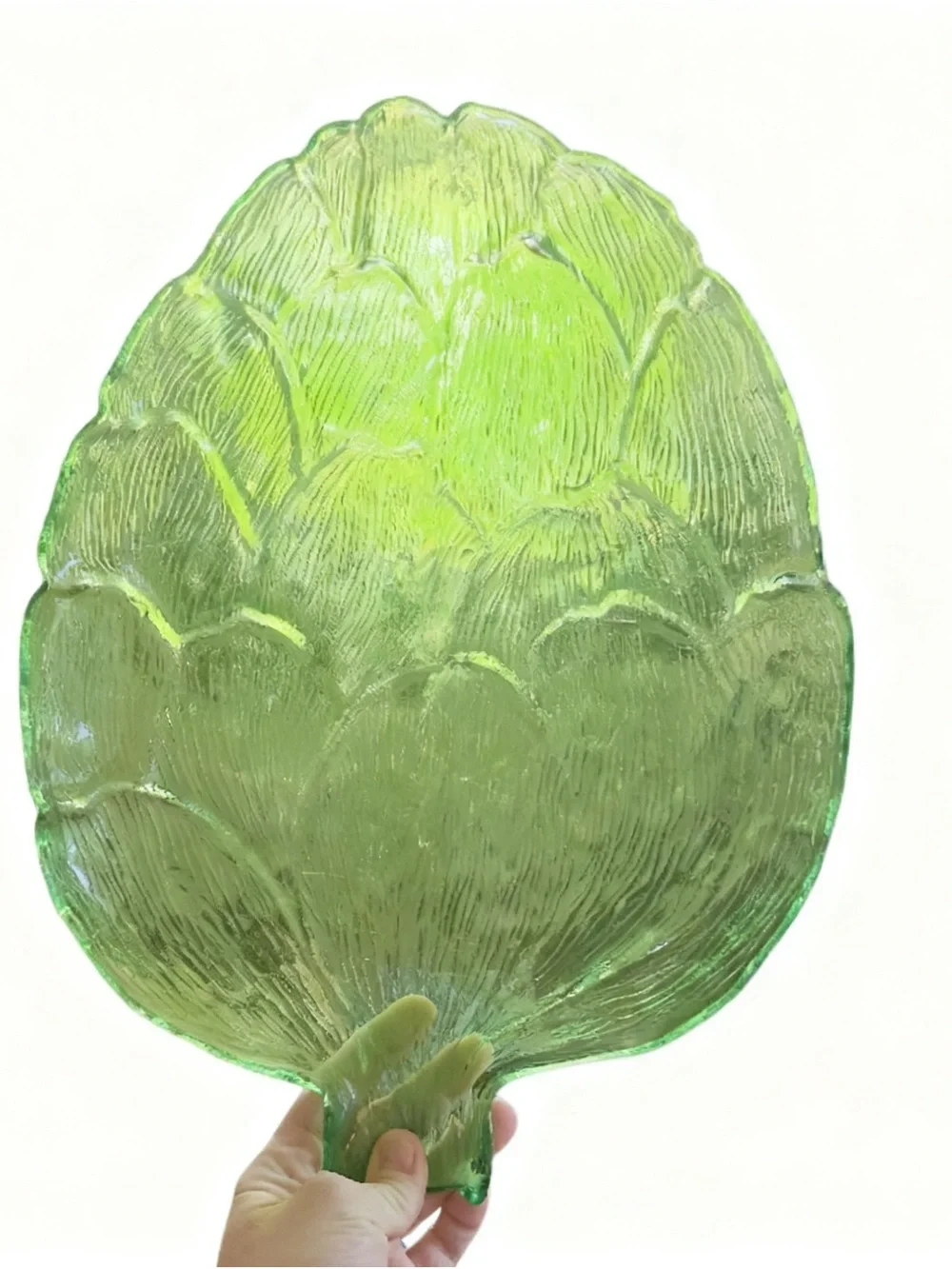 Green acrylic Serving trays - Set of 3